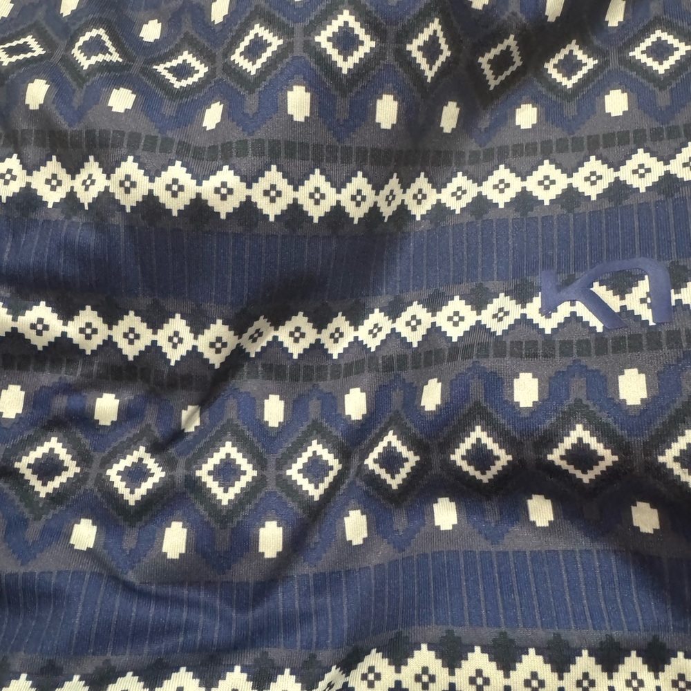 Navy and White Patterned Women's Top - Picture 12 of 12